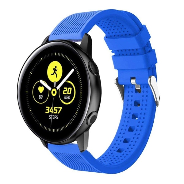 Samsung Galaxy Watch Active mjukplast armband - Babyblå Blå