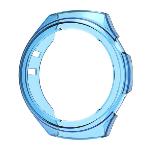 Huawei Watch 4 Pro Iskunkestävä TPU-kellokotelo - Läpinäkyvä Sininen Blue