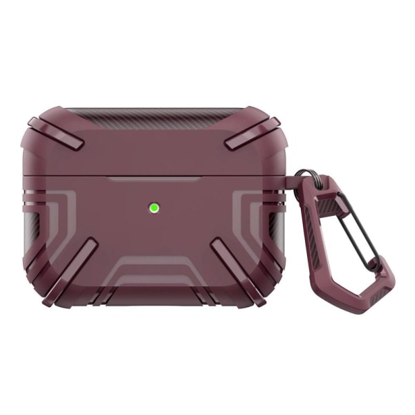 AirPods 3 protective case with buckle - Wine Red Röd
