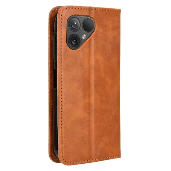 Bofink Fairphone 5 läderfodral - Brun Brun