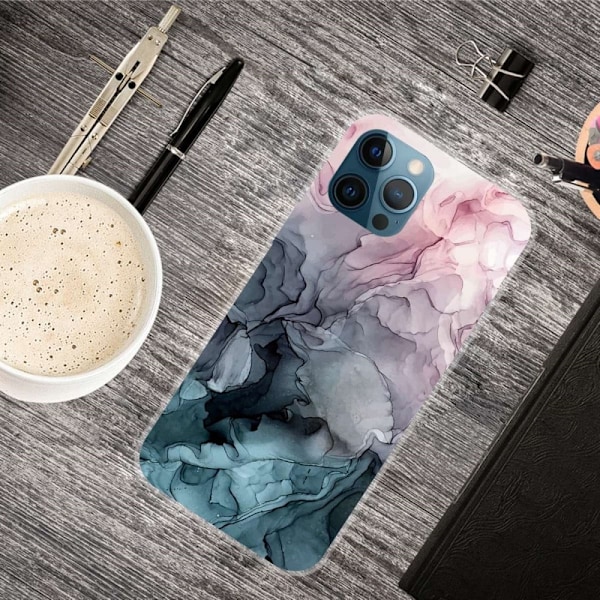 Marble design iPhone 14 Pro Max kotelot - Ruusu Ja Ruusu Multicolor