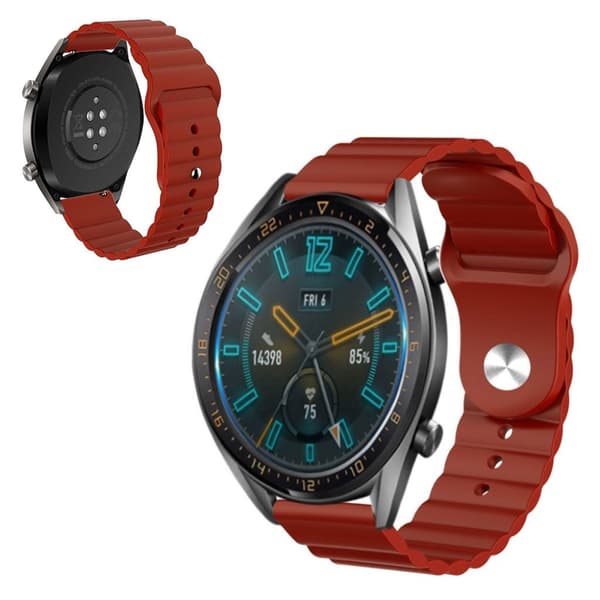 Silikoneurrem til Huawei og Amazfit - Rød Red