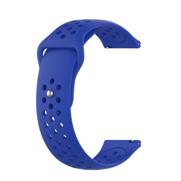 20mm Samsung Galaxy Watch (42mm)  silicone watch band - Dark Blu Blå