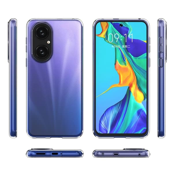 Ultratyndt gennemsigtigt etui til Huawei P50 Transparent
