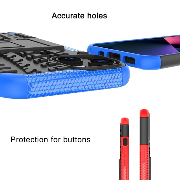 Offroad Suojakotelo iPhone 14 Plus - Punainen Red