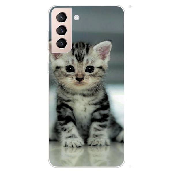 Deco Samsung Galaxy S22 Plus Etui - Sød Kat Multicolor