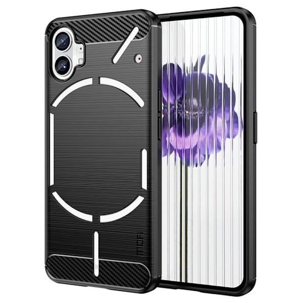 Carbon Flex Etui Nothing Phone (1) - Sort Black