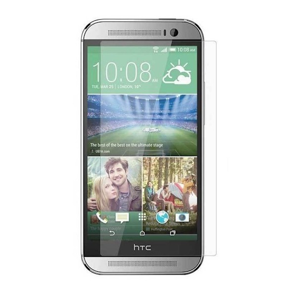 HTC One E9 näytön suojus karkaistusta lasista Transparent