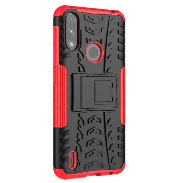 Offroad Motorola Moto E7 Power kotelot - Punainen Red