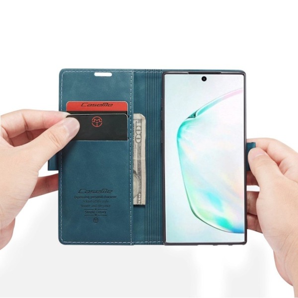 CaseMe Samsung Galaxy Note 10 Vintage Etui - Grøn Green