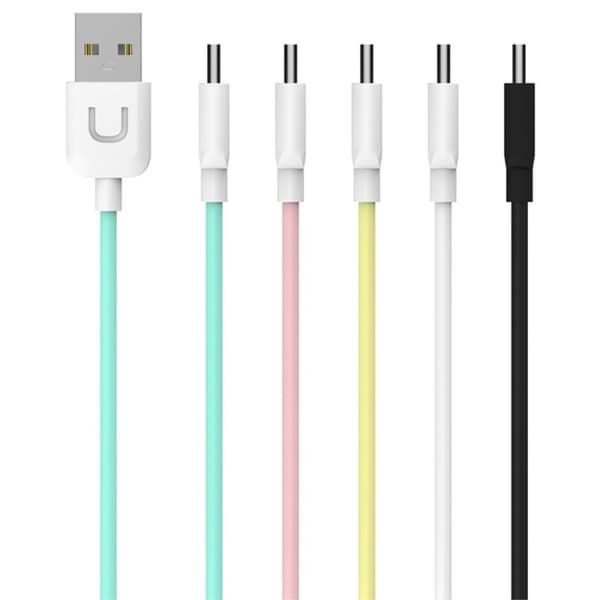 USAMS 1m USB Tyyppi-C Mobiili Datakaapeli - Valkoinen White