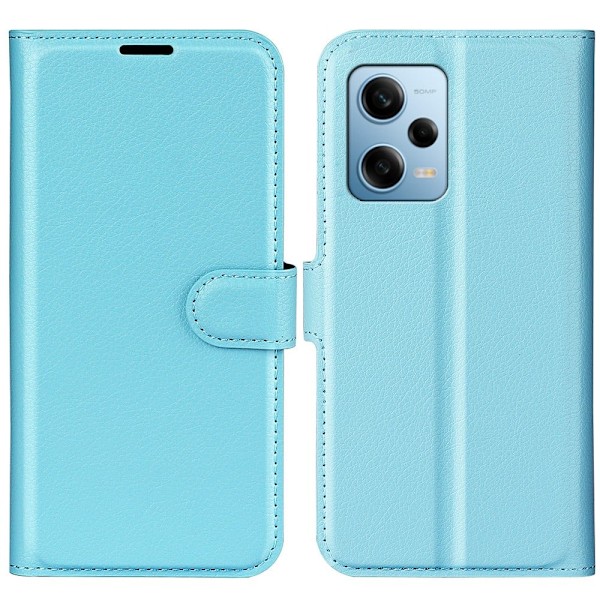 Klassisk Xiaomi Redmi Note 12 Pro Flip Etui - Blå Blue