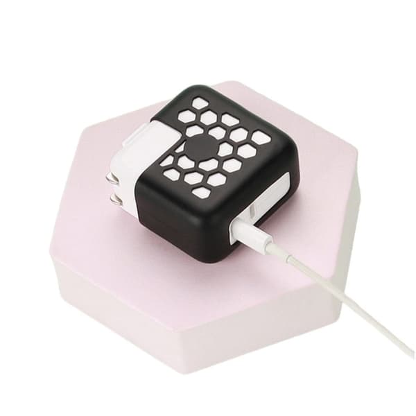 Apple 35W lader silikonveske - Svart Black