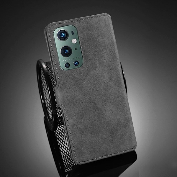DG.Ming Oneplus 9 Pro Retro Etui - Grå Silver grey