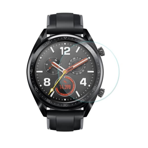 HAT PRINCE Huawei Watch GT durable frame with temprered glass - Gold Guld