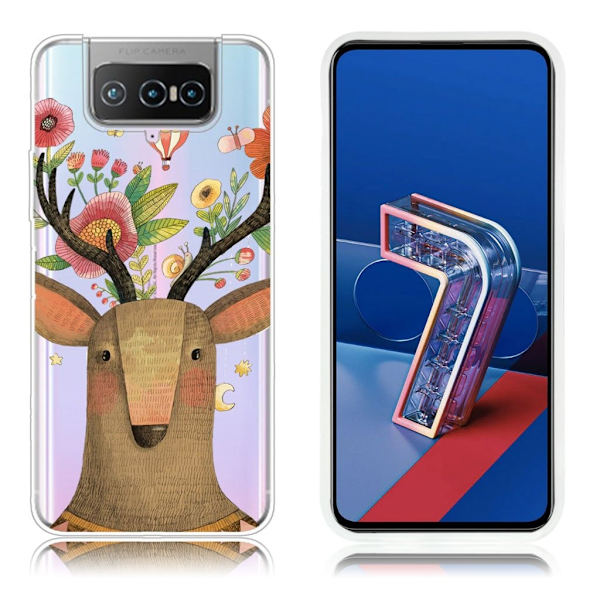 Deco Asus Zenfone 7 Pro skal - Älg Brun