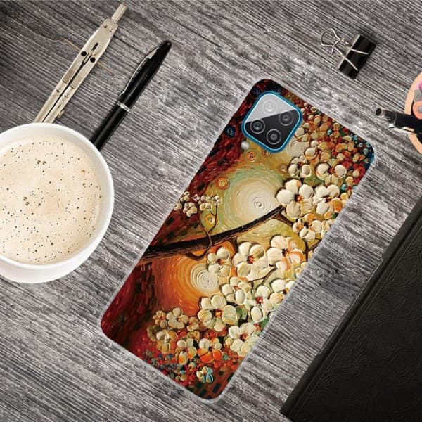 Deco Samsung Galaxy A12 5G Etui - Flower Multicolor