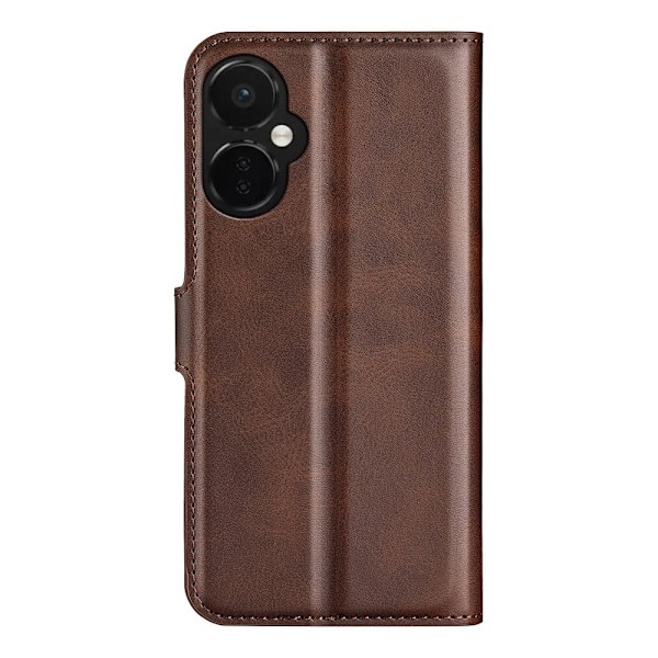 Lompakko Nahkakotelo For OnePlus Nord CE 3 - Ruskea Brown