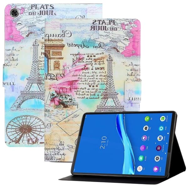 Samsung Galaxy Tab A8 10.5 (2021) læderetui med cool mønster - Alt Om Paris Multicolor