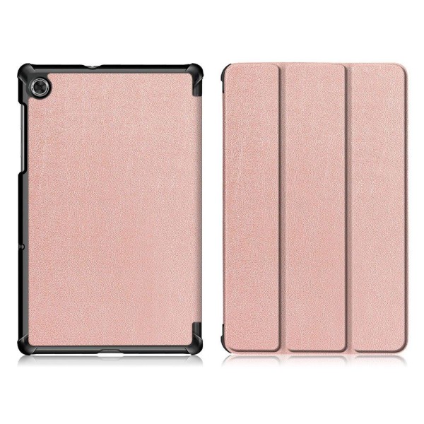 Lenovo Tab M10 HD Gen 2 tri-fold leather flip case - Pink Rosa
