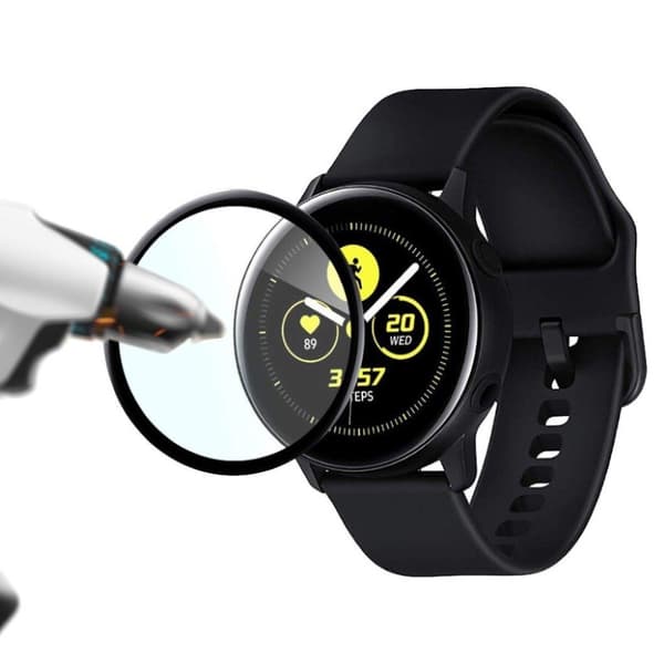 Samsung Galaxy Watch Active 2 - 44mm 3D full cover tempered glass screen protector Transparent