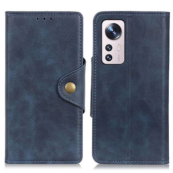 Alpha Xiaomi 12 Pro Flip Etui - Blå Blue