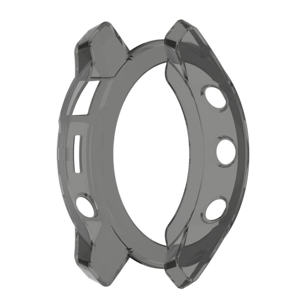 Garmin Fenix 7X / 7X Solar gennemsigtigt cover - Gennemsigtig Sort Black