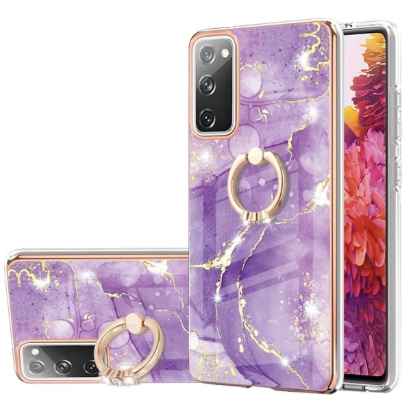 Marmormotiv Samsung Galaxy S20 FE 2022 / Samsung Galaxy S20 FE 5G / Samsung Galaxy S20 FE skal - Lila Marmordimma Lila