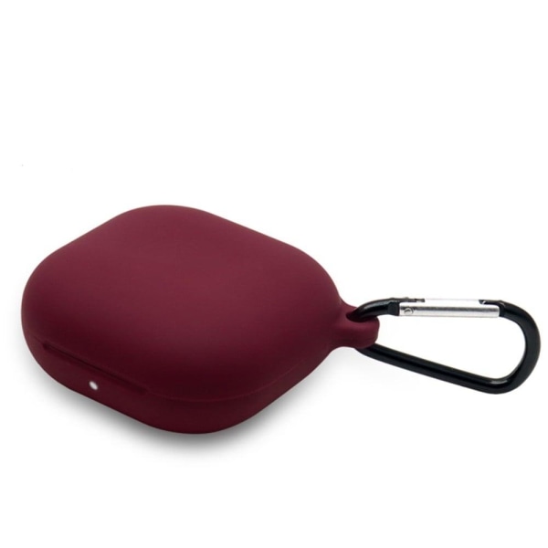 Beats Fit Pro simple silicone case with carabiner - Wine Red Red