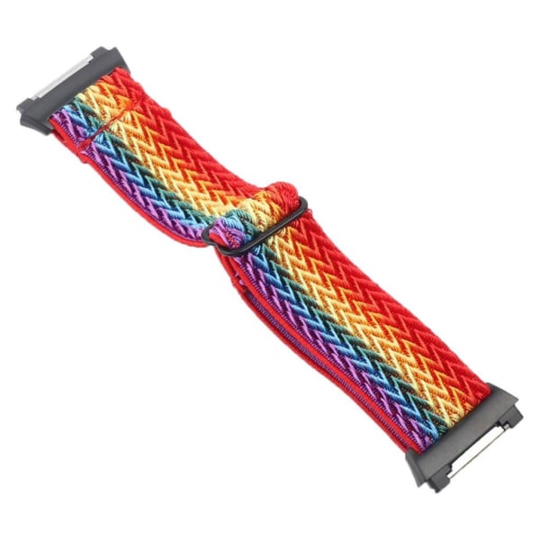 Fitbit Ionic wave pattern nylon watch strap - Multi-color multifärg