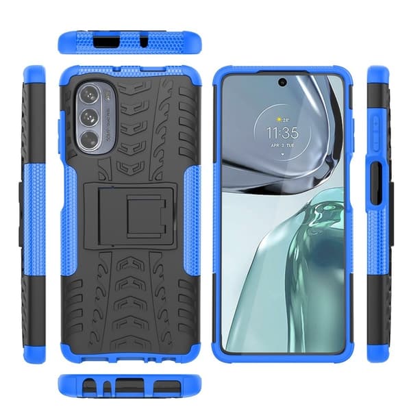 Offroad Motorola Moto G62 5G skal - Blå Blå