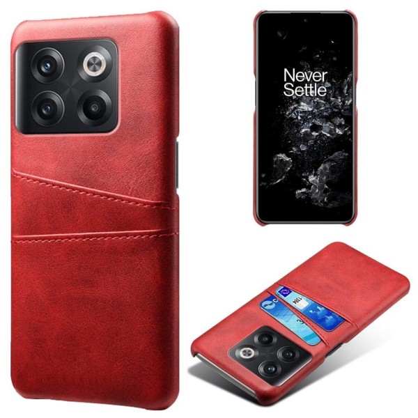 OnePlus Ace Pro / OnePlus 10T skal med korthållare - Röd Röd
