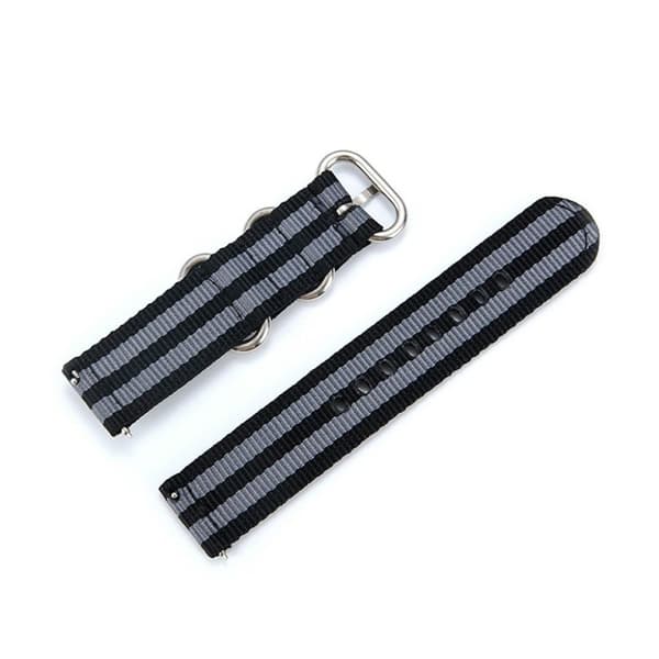 Suunto 3 nylonkellonauha - Musta / Sininen / Musta / Sininen / Musta Black