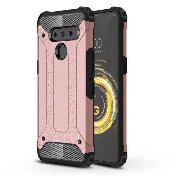 Armour Guard LG V50 ThinQ deksel - Rose gull Pink