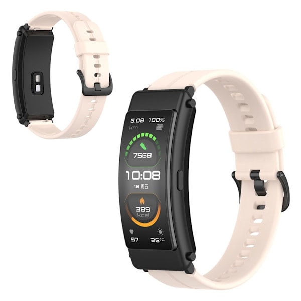 silikone rem til Huawei TalkBand B6 / B3 - orange rød Pink