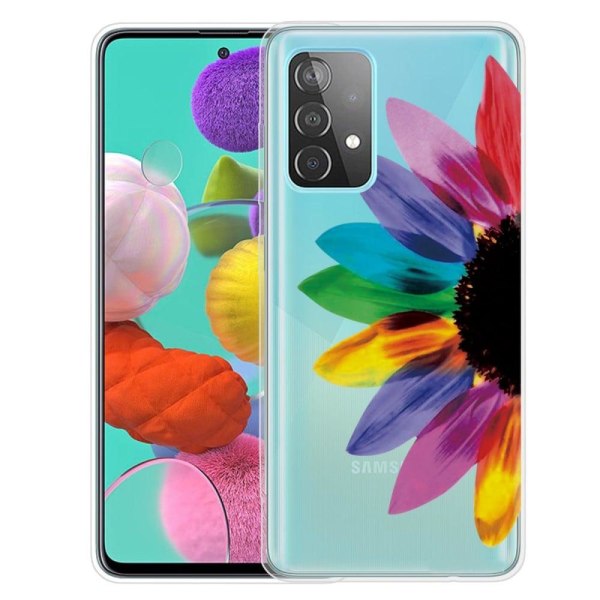 Deco Samsung Galaxy A73 skal - Färgglad Blomma multifärg