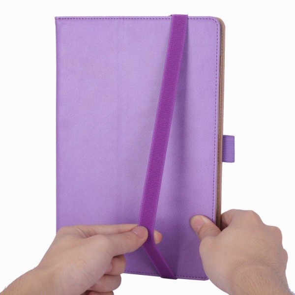 iPad 10.2 (2019) cool læder flip etui - Lilla Purple