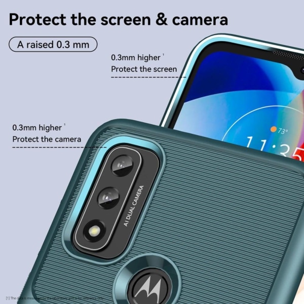 Thunder Motorola Moto G Play (2022) cover - Grøn Green