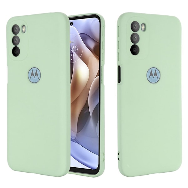 Matta nestesilikoninen kuori Motorola Moto G51 5G - Vihreä Green