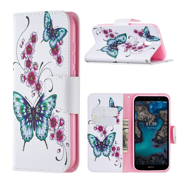 Wonderland Nokia C1 Plus fodral -Flerfärgad multifärg