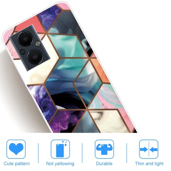 Marble OnePlus Nord N20 5G Etui - Fargerik Terning Tile Multicolor