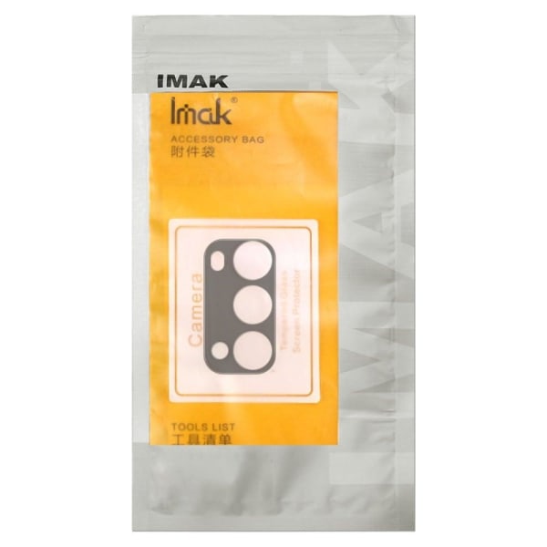 IMAK Oppo Find X5 tempered glass camera lens protector - Black Transparent