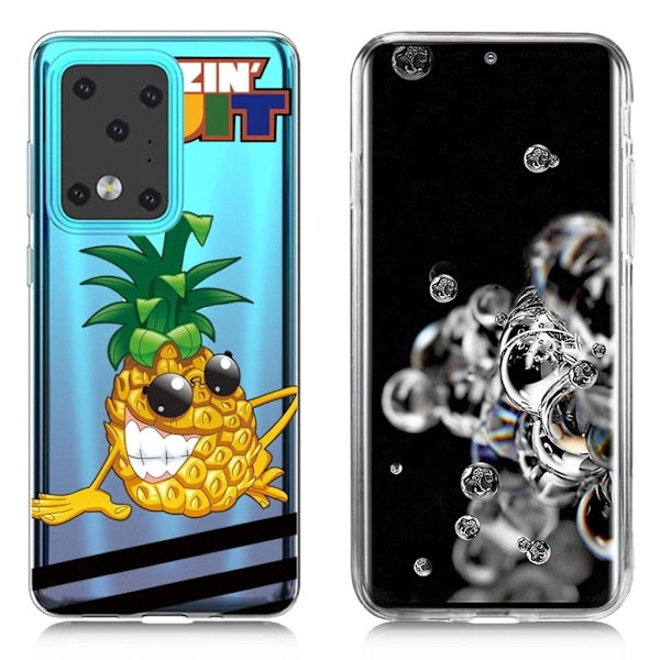 Deco Samsung Galaxy S20 Ultra skal - Ananas Gul