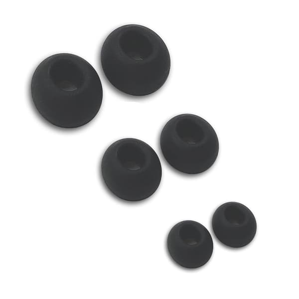 AirPods Pro silicone earbud cover - Black / 3 Pair Black