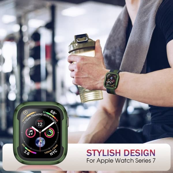 Apple Watch Series 8 (45 mm) cover i aluminiumslegering - Grøn Green