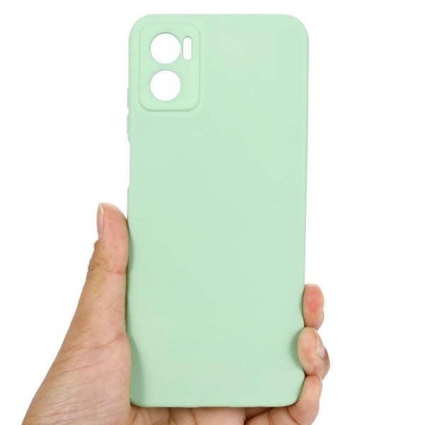 Matt Motorola Moto E22i / Motorola Moto E22 skal av flytande silikon - Grön Grön