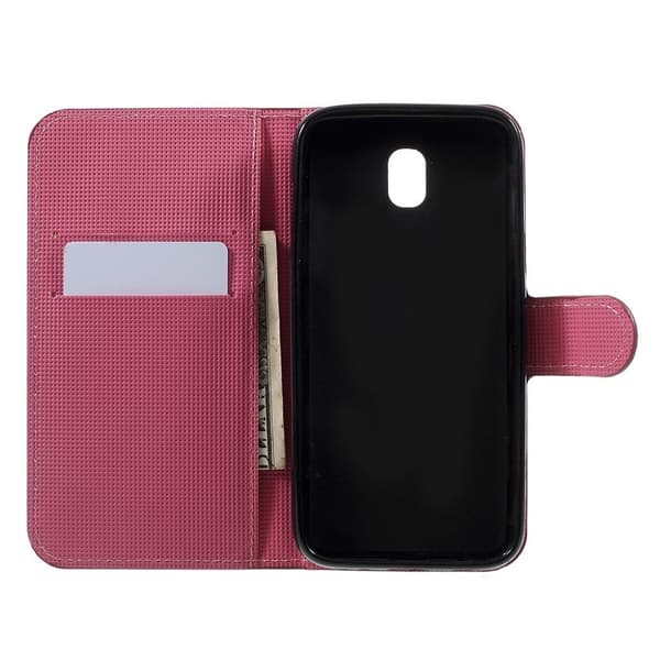 Samsung Galaxy J5 (2017) Etui laget av kunstlær og silikon – Triangler Multicolor