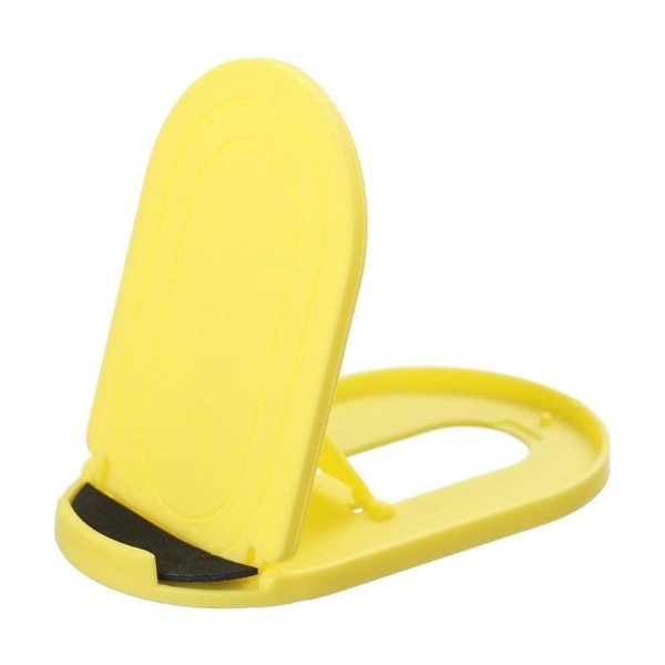 Universal folding phone desk stand - Yellow Yellow
