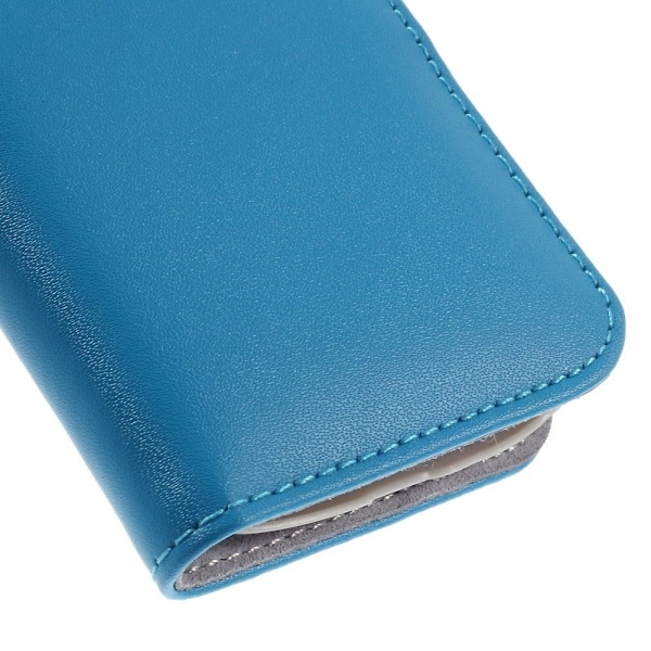 DOORMOON Læder Etui Til Samsung Galaxy Ace 4 - Blå Blue
