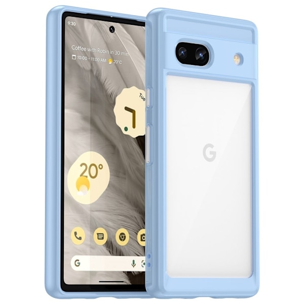 Google Pixel 7a smart akryldeksel - Blå Blue